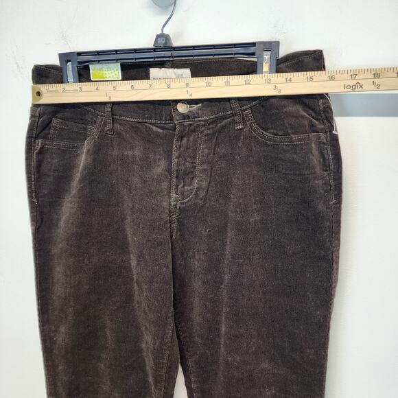 Old Navy Bootcut Corduroy Pants Size 6 Brown Stretch Pockets City 2000s Y2K - Picture 6 of 13